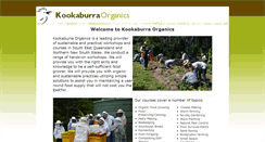 Desktop Screenshot of kookaburraorganics.com